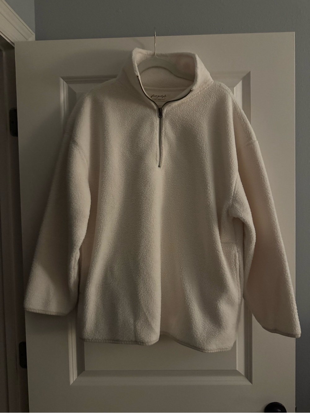 NWT Free People Coco Faux Shera Pullover - Picture 6 of 16